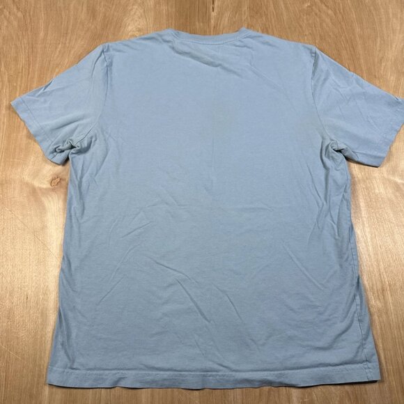 Lacoste Men's Size 6 Light Blue Casual Short Sleeve Crew Neck Cotton T-Shirt - Picture 4 of 4
